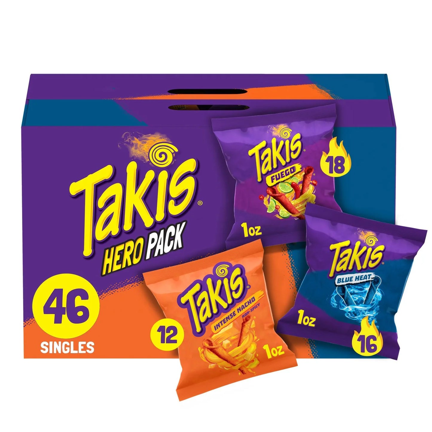 Takis Hero Variety Pack Tortilla Chips, 1 oz., 46 pk.