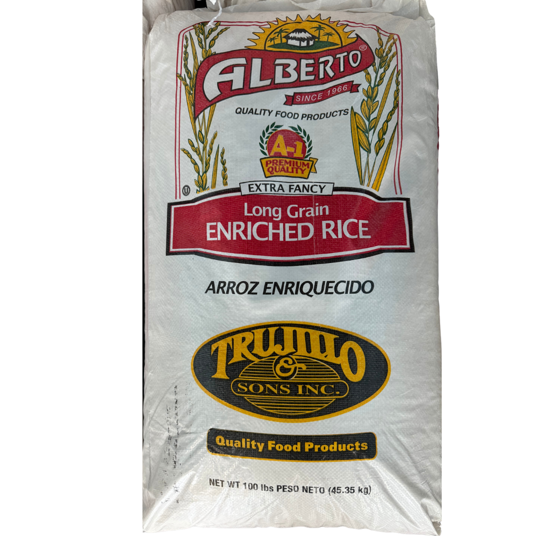 Alberto A-1 Long Grain Enriched Rice 100LB