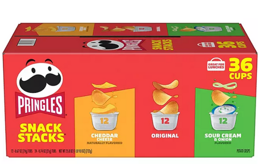 Pringles Snack Stacks 36pk